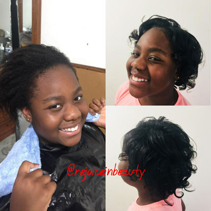 Natural hair style 3