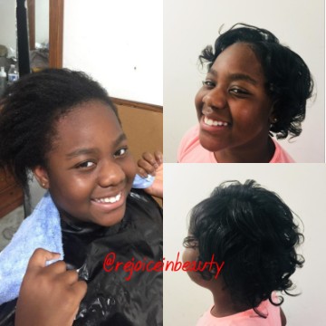 Natural hair style 1